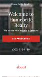 Mobile Screenshot of homebrite-realty.com